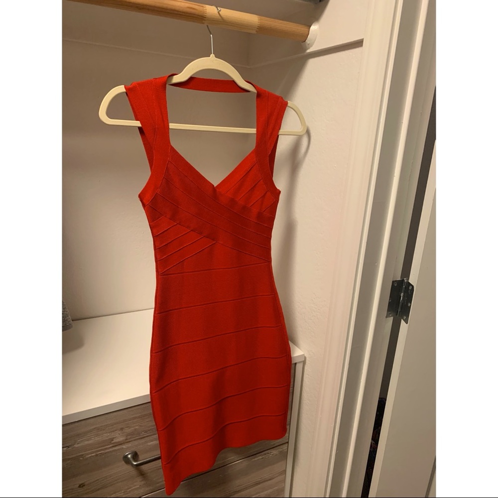 Sexy Red Bandage Bodycon Dress